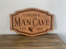 Load image into Gallery viewer, Personalized Man Cave Sign