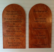 Load image into Gallery viewer, The Ten Commandments Wall Plaque