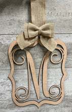 Load image into Gallery viewer, Quatrefoil Wood Door Hanger-Initial
