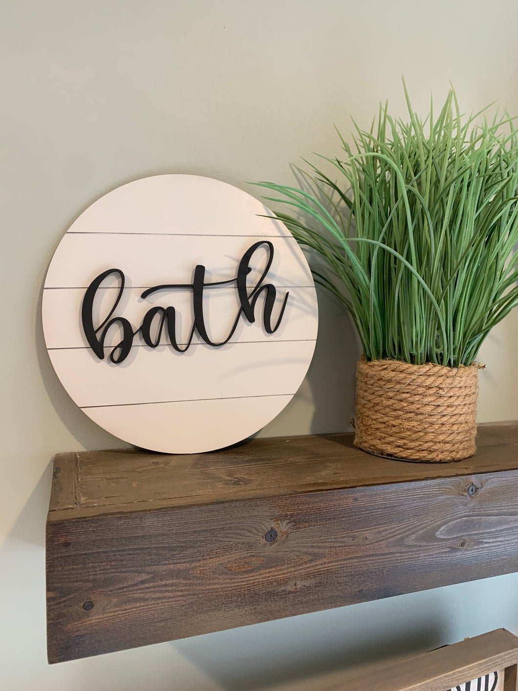 Bath Sign